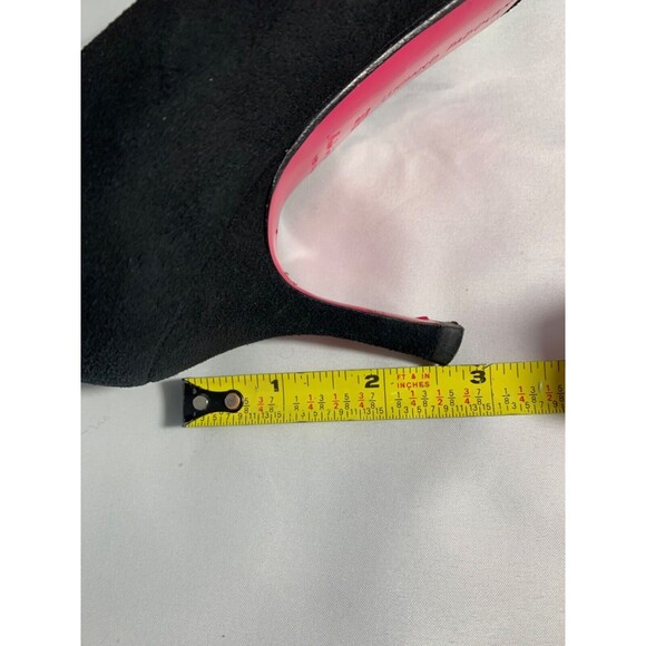 Luciano Padovan Heels Pumps Womens EU 37.5/ US 7.5 Black Suede Mid Heel Pointed - Picture 11 of 11